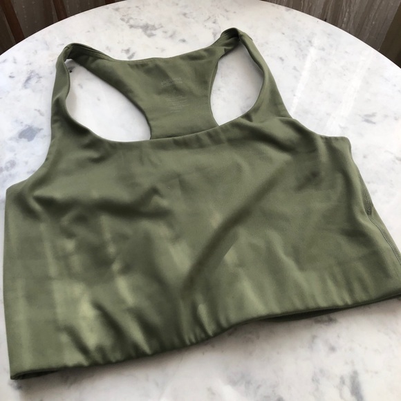 girlfriend collective Other - Olive Girlfriend Collective Bra | Size Medium